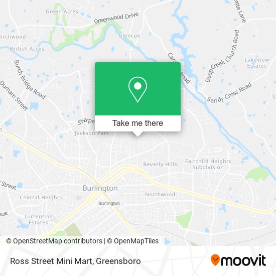Ross Street Mini Mart map