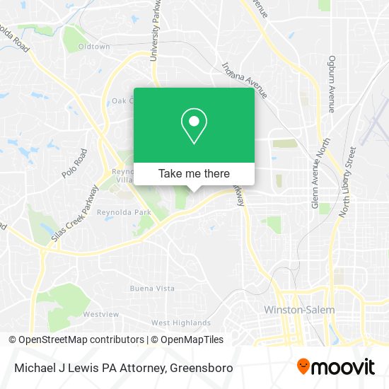 Mapa de Michael J Lewis PA Attorney