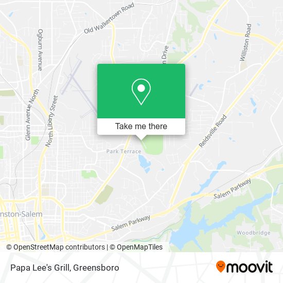 Papa Lee's Grill map