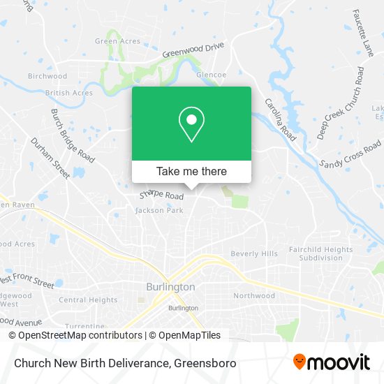 Church New Birth Deliverance map