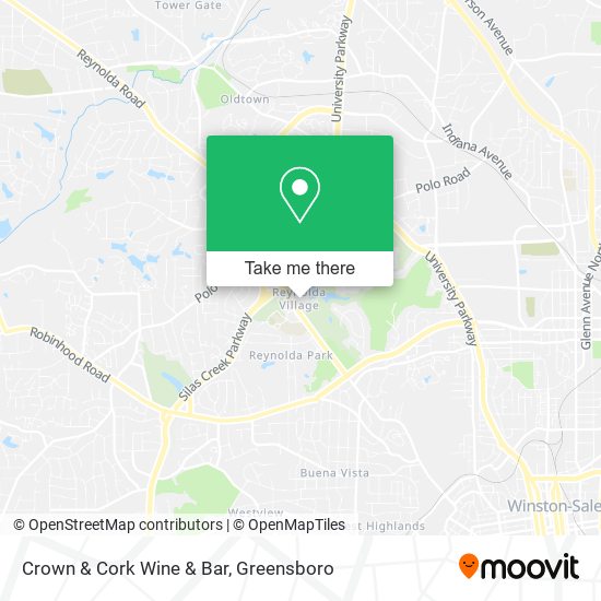 Crown & Cork Wine & Bar map