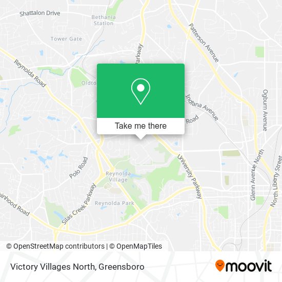 Victory Villages North map