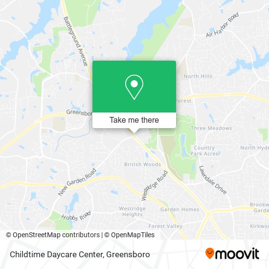 Mapa de Childtime Daycare Center