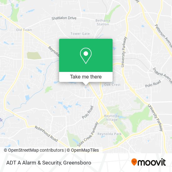 ADT A Alarm & Security map