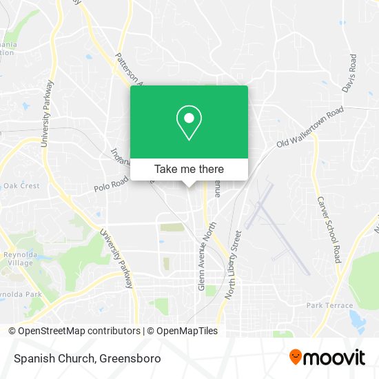 Mapa de Spanish Church