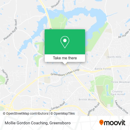 Mollie Gordon Coaching map