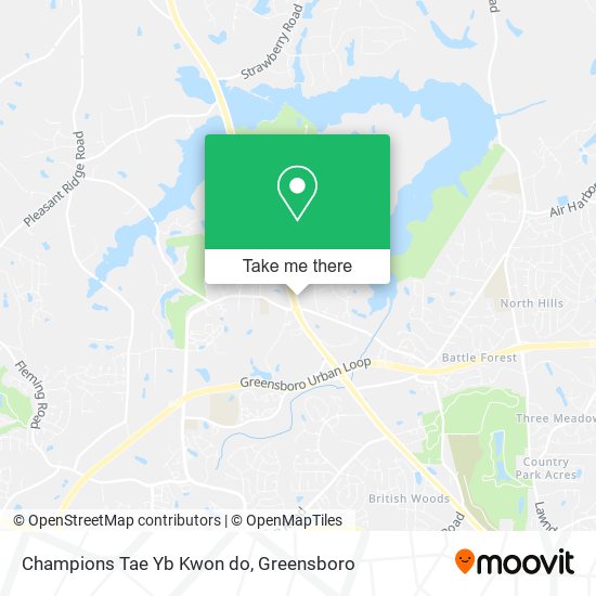 Champions Tae Yb Kwon do map