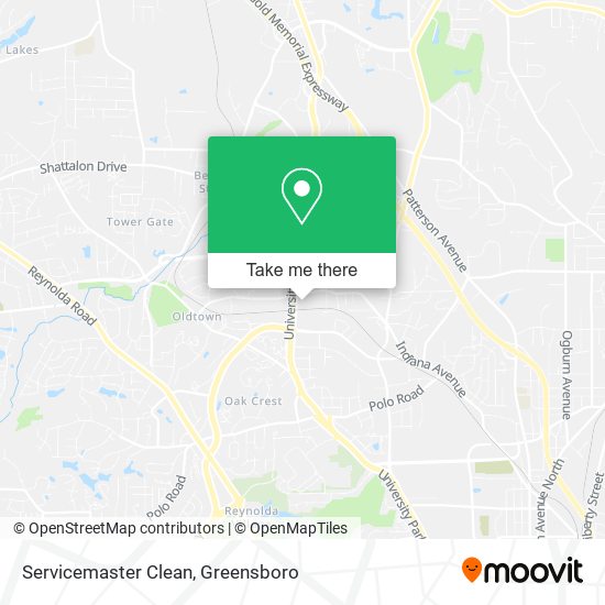 Servicemaster Clean map