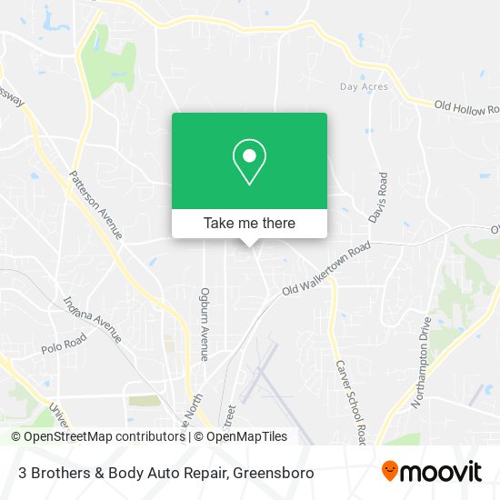 3 Brothers & Body Auto Repair map