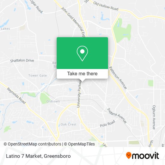 Mapa de Latino 7 Market