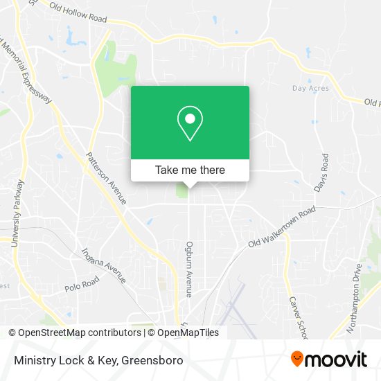 Ministry Lock & Key map