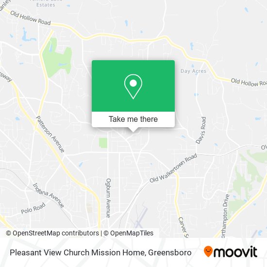 Mapa de Pleasant View Church Mission Home