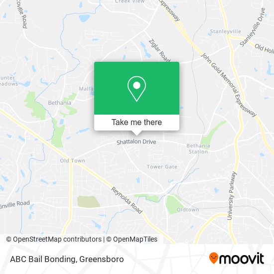 ABC Bail Bonding map