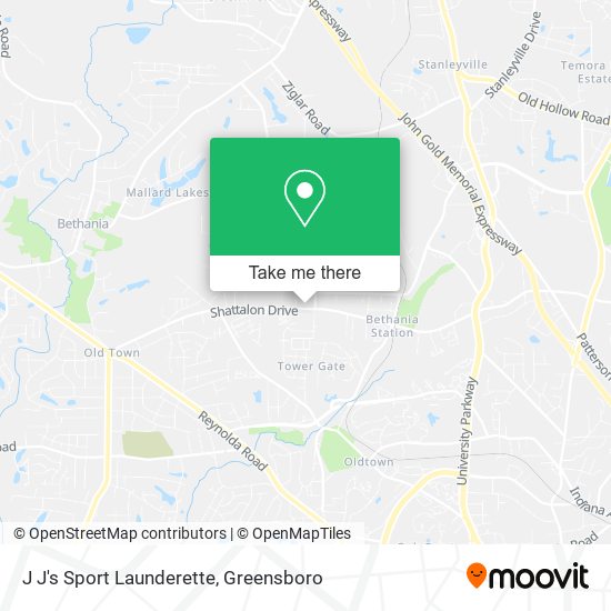 J J's Sport Launderette map