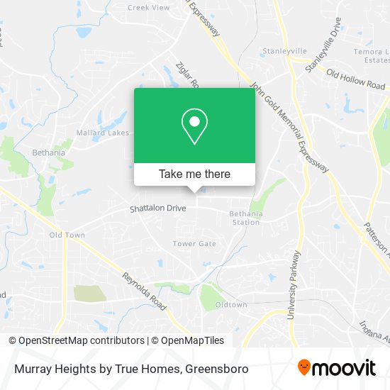 Murray Heights by True Homes map