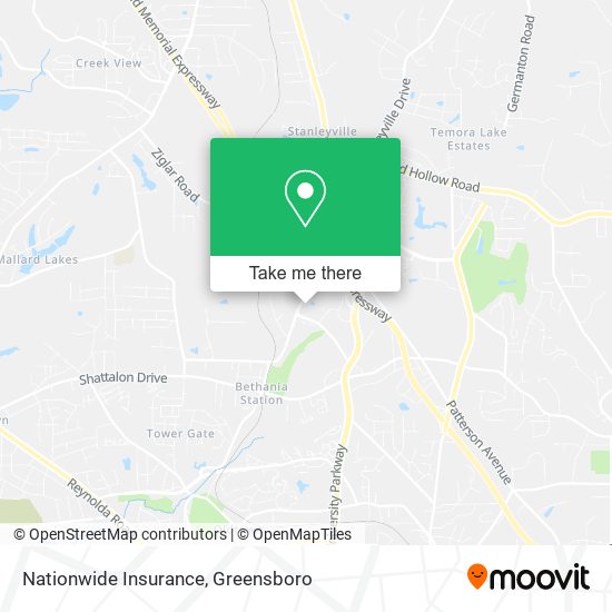 Nationwide Insurance map