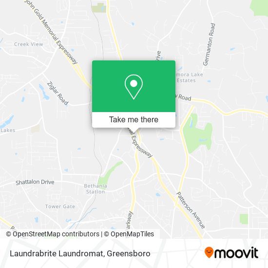 Laundrabrite Laundromat map