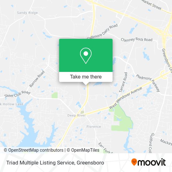 Triad Multiple Listing Service map