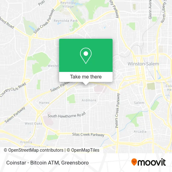 Mapa de Coinstar - Bitcoin ATM