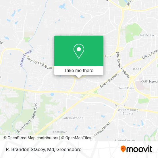 R. Brandon Stacey, Md map