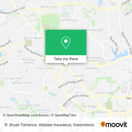 R. Bryan Torrence: Allstate Insurance map