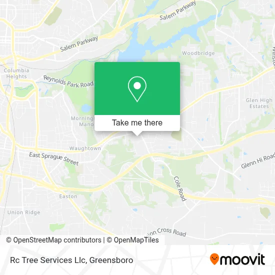 Rc Tree Services Llc map