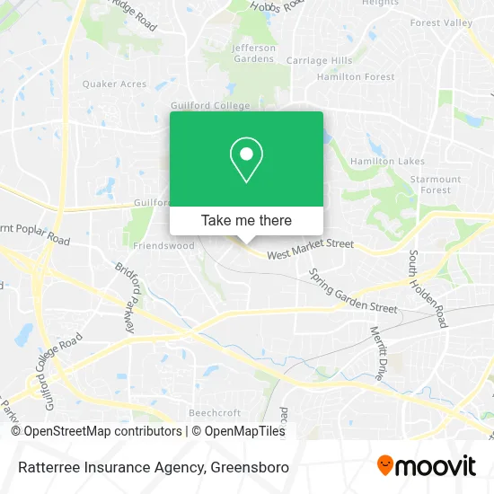Ratterree Insurance Agency map