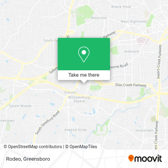 Rodeo map