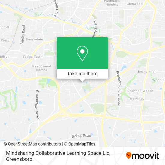 Mindsharing Collaborative Learning Space Llc map