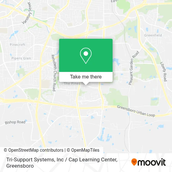 Tri-Support Systems, Inc / Cap Learning Center map
