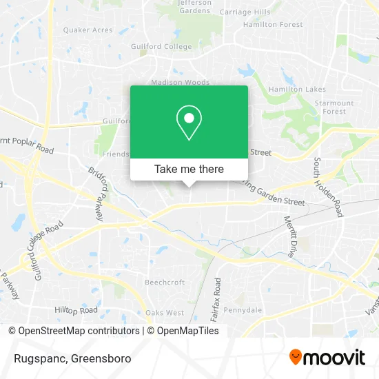 Rugspanc map