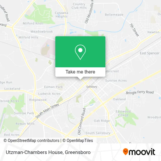 Utzman-Chambers House map