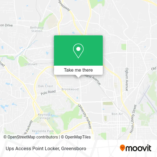 Ups Access Point Locker map