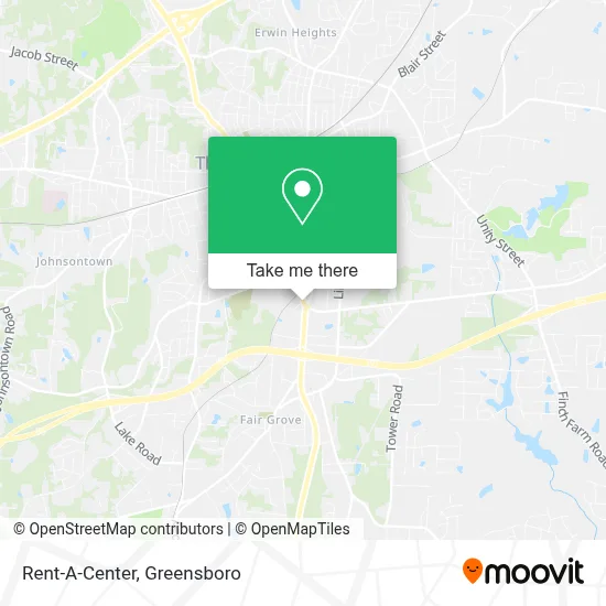 Rent-A-Center map