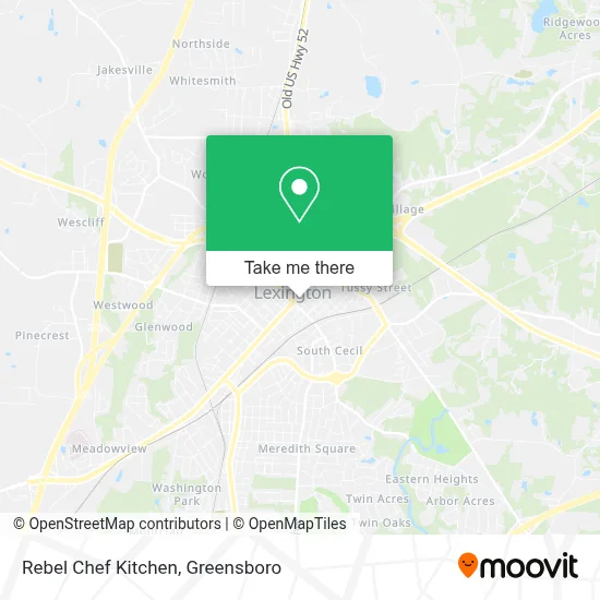 Rebel Chef Kitchen map