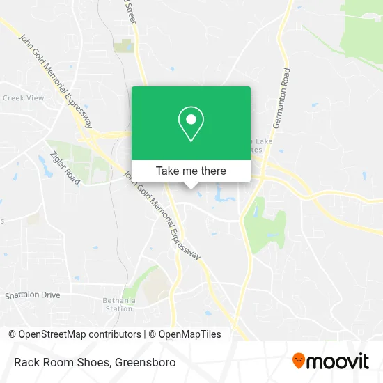 Rack Room Shoes map