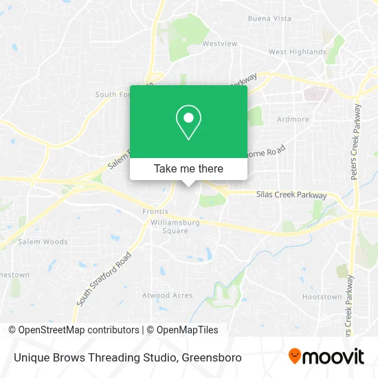 Unique Brows Threading Studio map