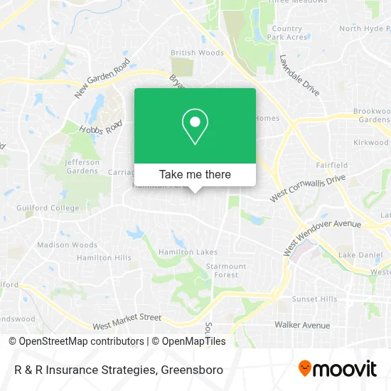 R & R Insurance Strategies map