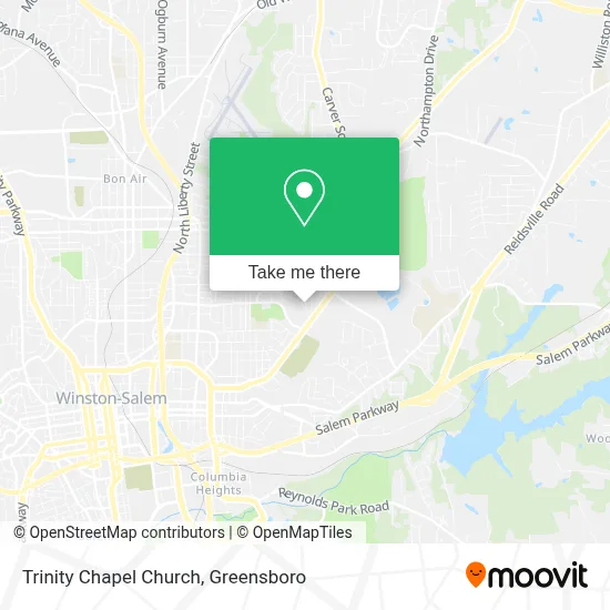 Trinity Chapel Church map