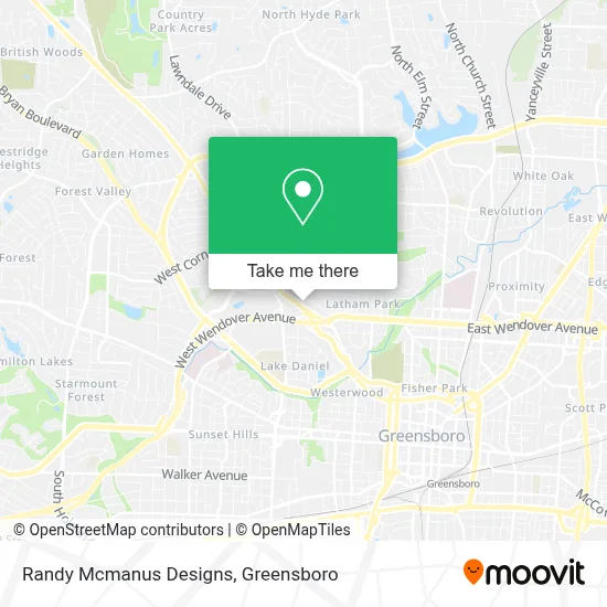 Randy Mcmanus Designs map
