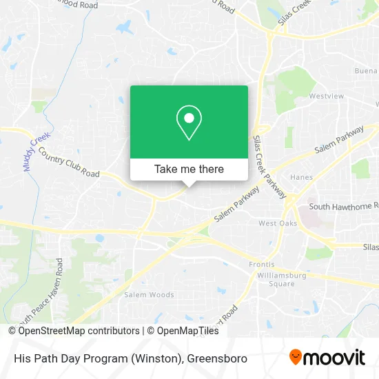 His Path Day Program (Winston) map