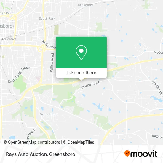 Rays Auto Auction map