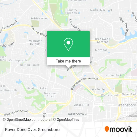 Rover Done Over map