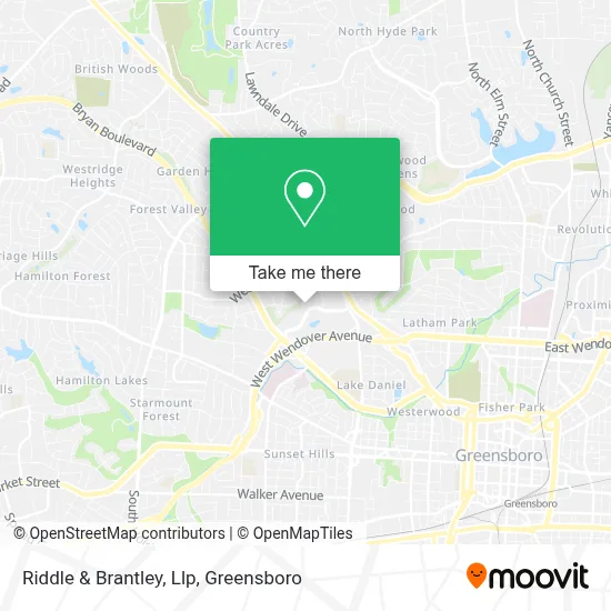 Riddle & Brantley, Llp map
