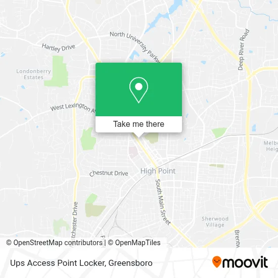 Ups Access Point Locker map