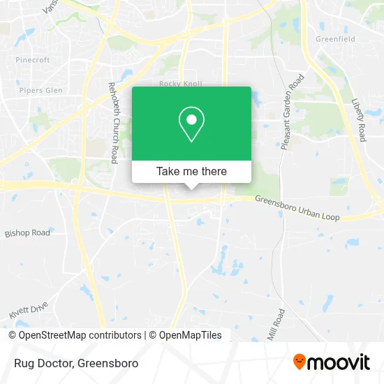Rug Doctor map