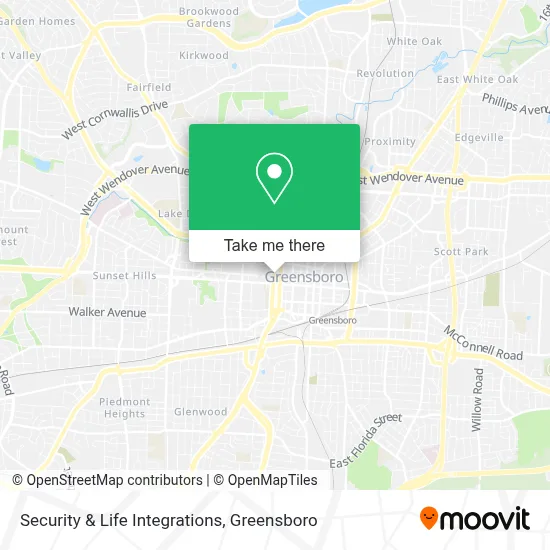 Security & Life Integrations map