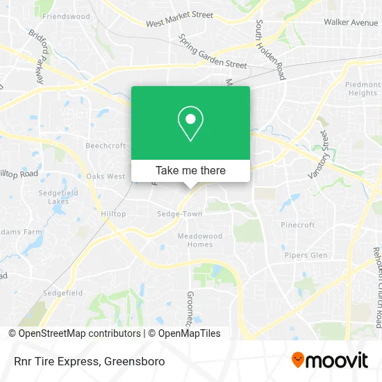 Rnr Tire Express map
