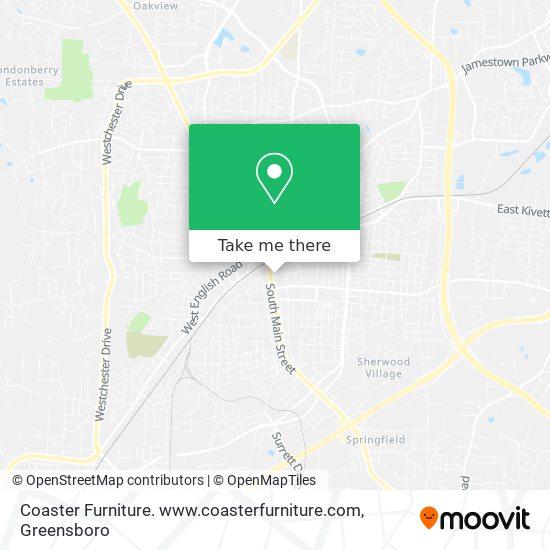 Coaster Furniture.  www.coasterfurniture.com map