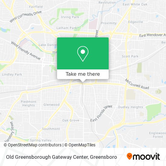 Mapa de Old Greensborough Gateway Center